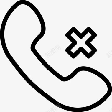 电话必需品直线电话图标图标