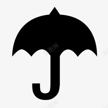 伞圆图标