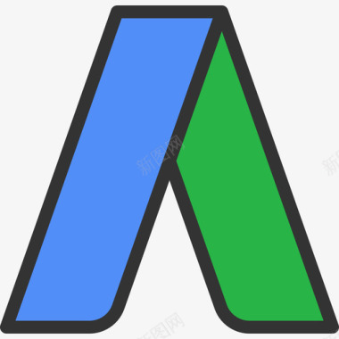 广告词谷歌3线性颜色图标图标