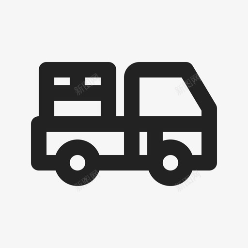 送货车货运车物流图标svg_新图网 https://ixintu.com 物流 货运车 运输 送货车