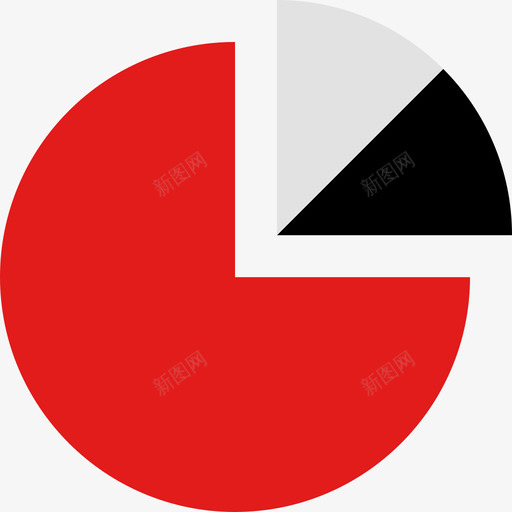 统计信息图形红色3平坦图标svg_新图网 https://ixintu.com 信息图形红色3 平坦 统计