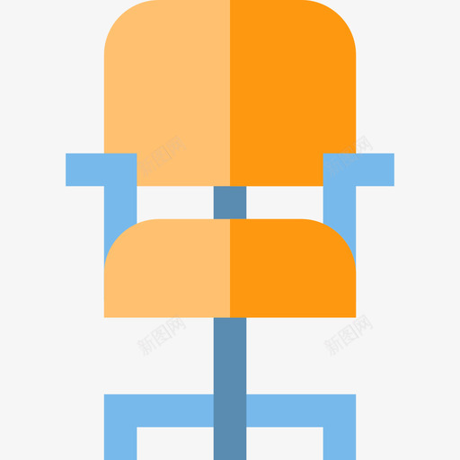 椅子文具和办公室公寓图标svg_新图网 https://ixintu.com 公寓 文具和办公室 椅子