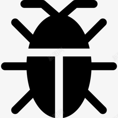 蟑螂动物24填充图标图标