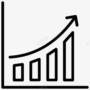 销售增长分析业务增长图标图标