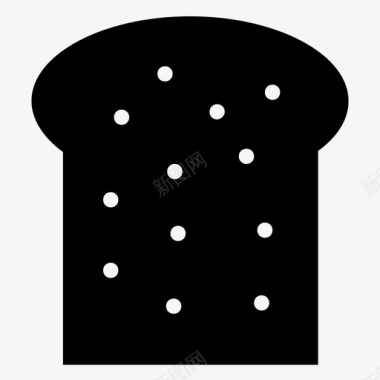 吐司烘焙项目面包图标图标