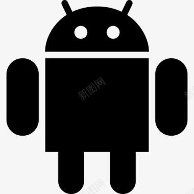 Android社交媒体5填充图标图标