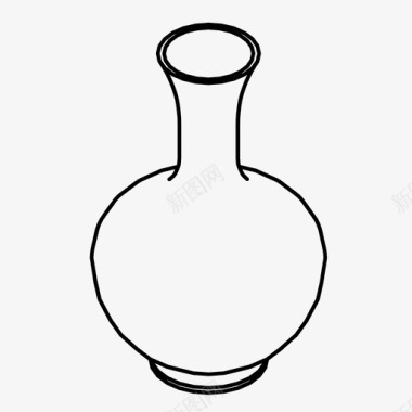 花瓶容器装饰品图标图标