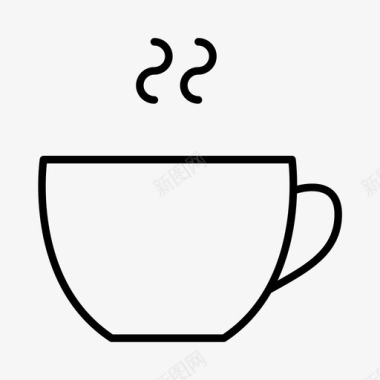茶杯咖啡杯子图标图标