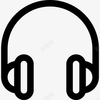 耳机ui5线状图标图标