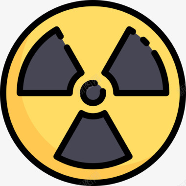 核安全2线性颜色图标图标
