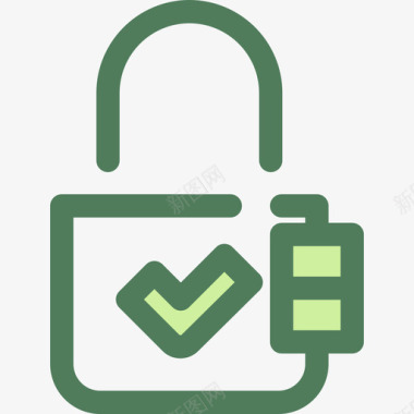 锁用户3绿色图标图标