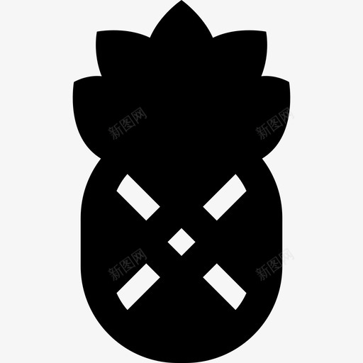 菠萝食品套装3填充图标svg_新图网 https://ixintu.com 填充 菠萝 食品套装3