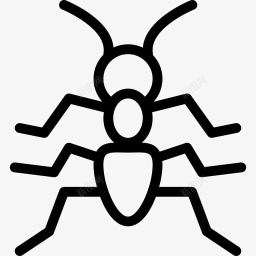 蚂蚁自然3直系图标svg_新图网 https://ixintu.com 直系 自然3 蚂蚁