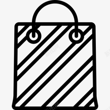 购物袋电子商务11线性图标图标