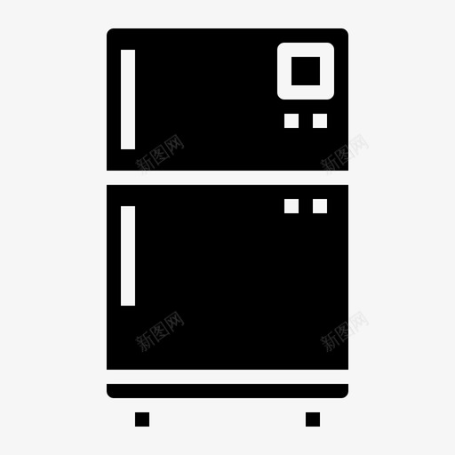 冷冻机冰箱固态电子设备图标svg_新图网 https://ixintu.com 冰箱 冷冻机 固态电子设备