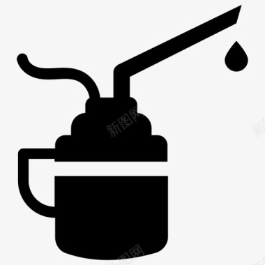 油罐注油器金属注油器图标图标