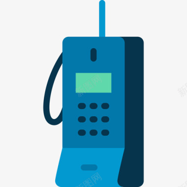 电话接收器电话图标组扁平图标