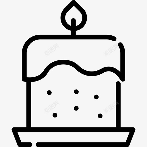 蛋糕复活节15直纹图标svg_新图网 https://ixintu.com 复活节15 直纹 蛋糕