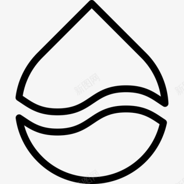 水生态9线性图标图标