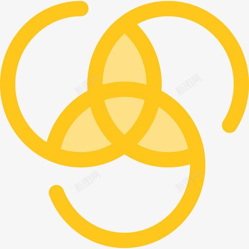 饼图员工组织3黄色图标svg_新图网 https://ixintu.com 员工组织3 饼图 黄色