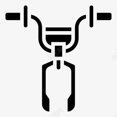 自行车运动健身健身房图标图标