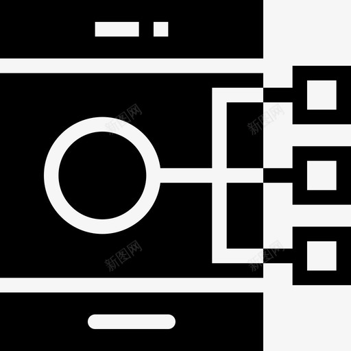 智能手机网页开发7填充图标svg_新图网 https://ixintu.com 填充 智能手机 网页设计开发7