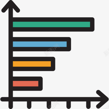 条形图图表方案线颜色图标图标