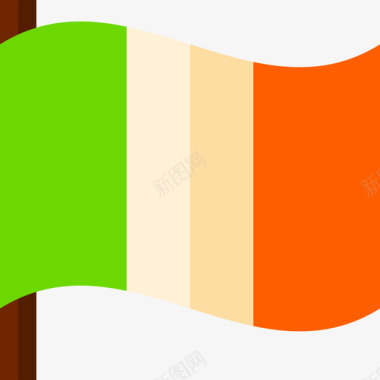 爱尔兰圣帕特里克第5天平铺图标图标