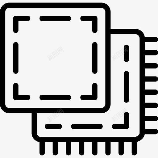 材料缝纫3线状图标svg_新图网 https://ixintu.com 材料 线状 缝纫3