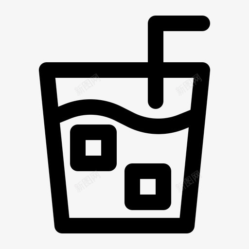 冰镇饮料冰饮料冷饮图标svg_新图网 https://ixintu.com 冰镇饮料 冰饮料 冷饮 饮料 饮料和饮料