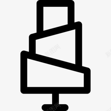 蛋糕甜点3直系图标图标