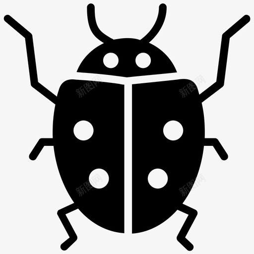 甲虫粪甲虫昆虫图标svg_新图网 https://ixintu.com 偏见昆虫 昆虫 昆虫字形图标 甲虫 粪甲虫 金龟子甲虫