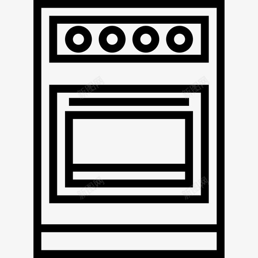 厨房包小工具4线性图标svg_新图网 https://ixintu.com 厨房包 小工具4 线性