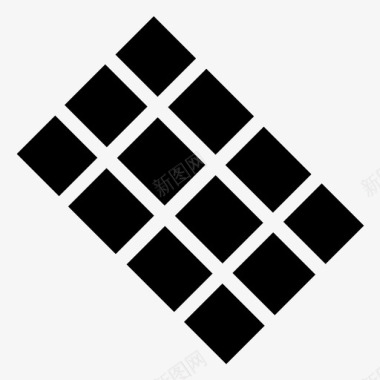 巧克力巧克力棒甜点图标图标
