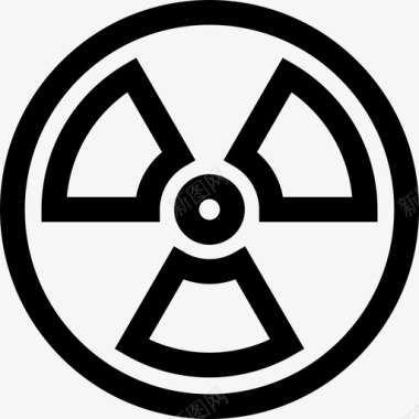 辐射武器6线性图标图标