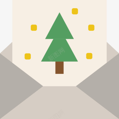 圣诞卡冬季4平装图标图标