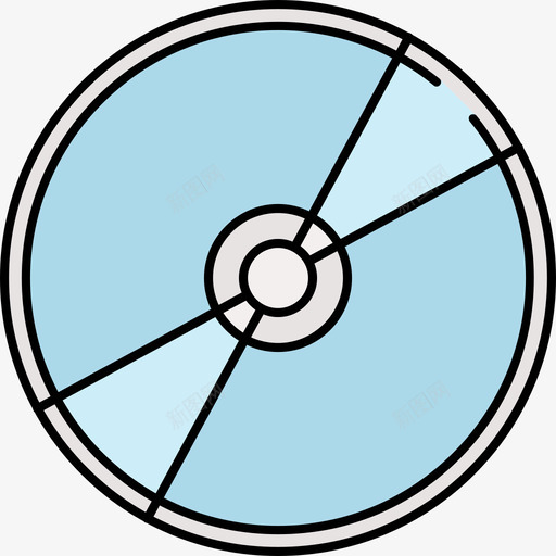 光盘设备9彩色128px图标svg_新图网 https://ixintu.com 光盘 彩色128px 设备9