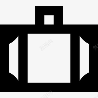 旅行箱旅行系列3直系图标图标