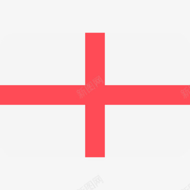 英格兰国际国旗6圆形矩形图标图标
