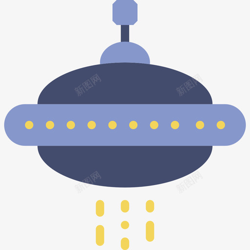 不明飞行物空间14扁平图标svg_新图网 https://ixintu.com 不明飞行物 扁平 空间14