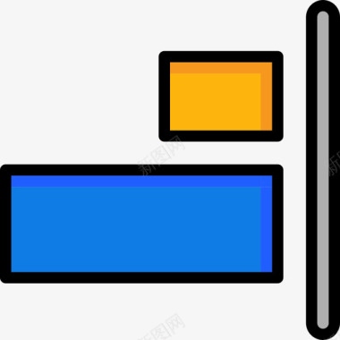 右对齐图形工具9线颜色图标图标