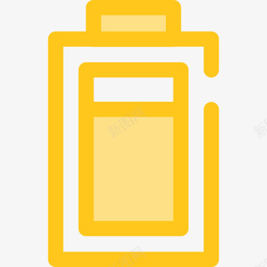 电池电子15黄色图标图标