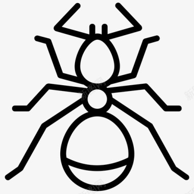 萤火虫蚂蚁虫虫图标图标