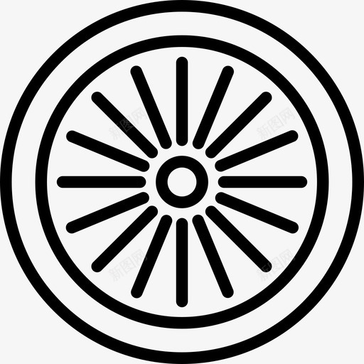 脉轮印度3直线型图标svg_新图网 https://ixintu.com 印度3 直线型 脉轮