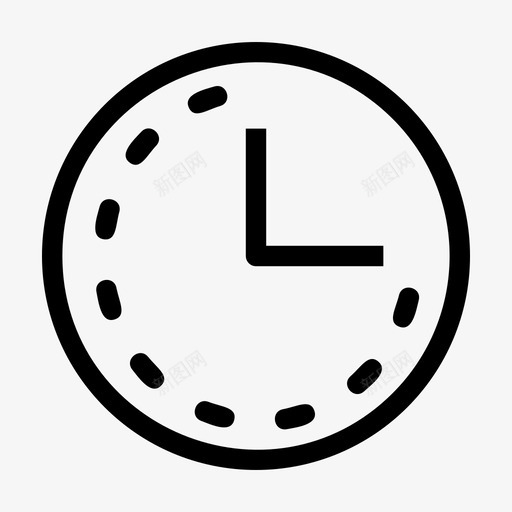 时间时钟实时图标svg_新图网 https://ixintu.com 倒带 实时 时钟 时间 时间旅行