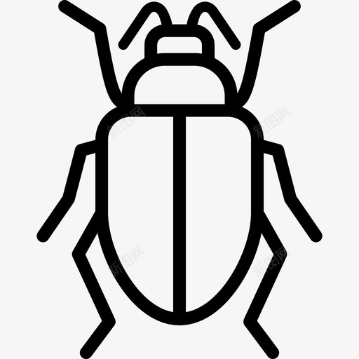 金龟子甲虫埃及图标svg_新图网 https://ixintu.com 埃及 昆虫 甲虫 虫子轮廓 金龟子