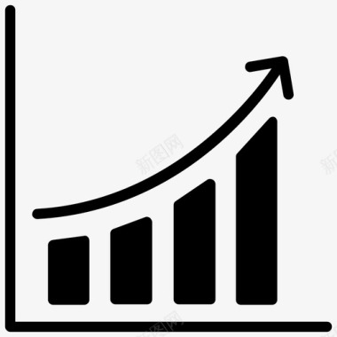 销售增长分析业务增长图标图标
