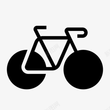 自行车交通工具旅行图标图标