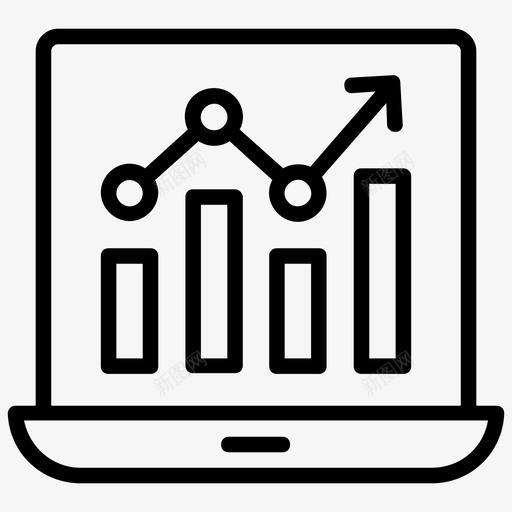 业务图数据监控数字营销图标svg_新图网 https://ixintu.com 业务图 图形展示 在线分析 数字营销 数据监控 营销策略线图标