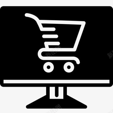 电子商务数字营销购物图标图标